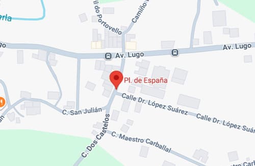 mapa registro civil juzgado de paz friol